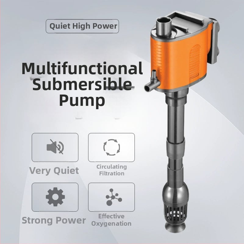 Xilong αντλία νερού για ενυδρείο τριών σε ένα υποβρύχια — οξυγονοποίηση, ανάδευση και άντληση; υλικό: πλαστικό; βάρος 1,2 kg; κατάλληλη για ενυδρείο ψαριών