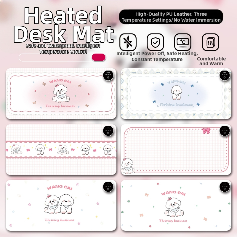 Карикатурна нагревателна подложка за мишка с щепселно захранване, 220V, 85W, алуминиево разсейване на топлината, интелигентно управление на температурата