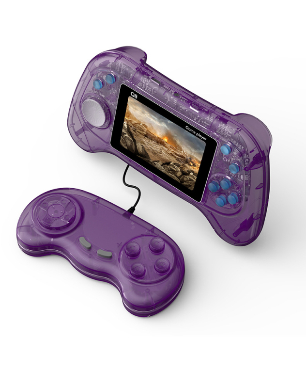 Ručna retro gaming konzola s 800 ugrađenih igara, dvostruki dvoboj za dva igrača, 8-bitni operacijski sustav, USB sučelje, AV izlaz