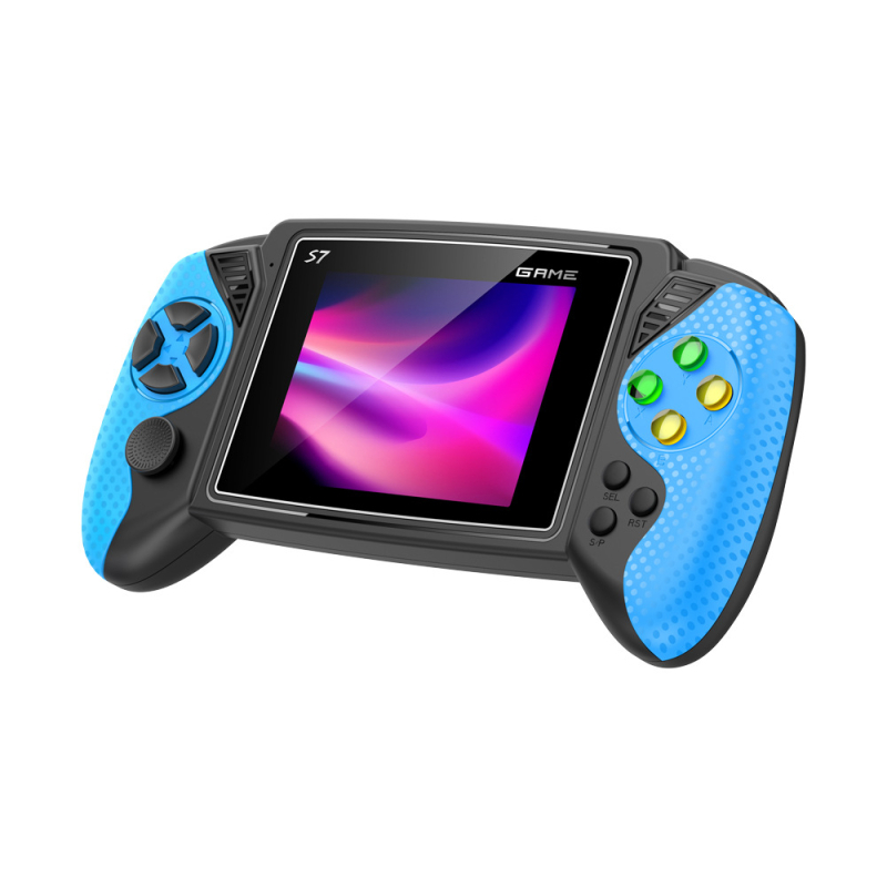 S7 hordozható retró játékkonzol 620 nosztalgikus játékkal, HDMI televíziós csatlakozás, 128 GB tárhely, nosztalgikus dizájn, egyjátékos