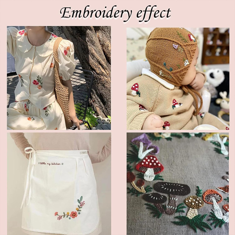 Водоразтворим стабилизатор за бродерия, бохемски мотив, нетъкан текстил