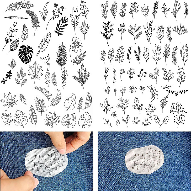 Водоразтворим стабилизатор за бродерия, бохемски мотив, нетъкан текстил