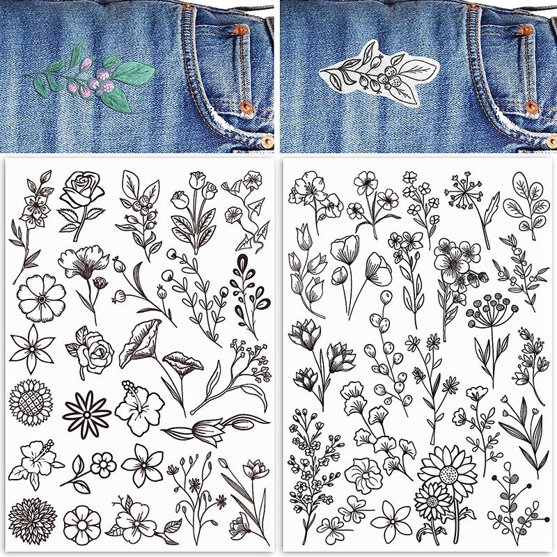 Водоразтворим стабилизатор за бродерия, бохемски мотив, нетъкан текстил