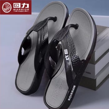 Muške japanke Warrior za ljeto, otvoreni prst, za unutarnju i vanjsku upotrebu, PVC gornji dio i PVC đon, kopča za prst