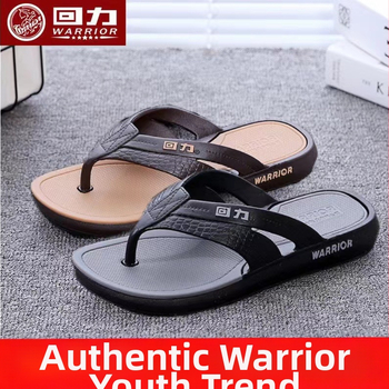 Muške japanke Warrior za ljeto, otvoreni prst, za unutarnju i vanjsku upotrebu, PVC gornji dio i PVC đon, kopča za prst