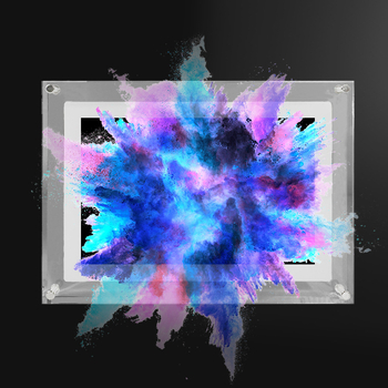 Akril digitális fotókeret, 4GB tárhely, SD-kártya támogatás, BMP/JPG képformátumok, zene és videó lejátszás