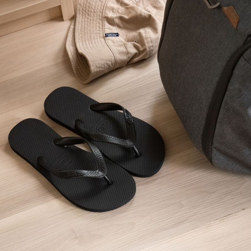 Tiddin muške japanke s latexom mekom potplatom, gumom gornji dio i potplat, lagane, vodootporne