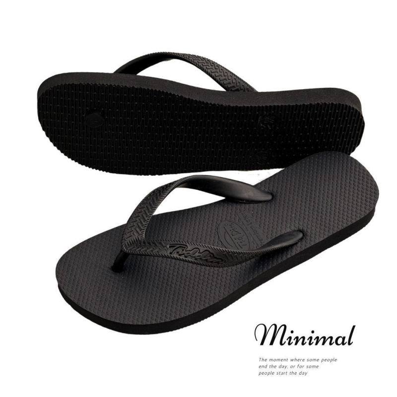 Tiddin muške japanke s latexom mekom potplatom, gumom gornji dio i potplat, lagane, vodootporne