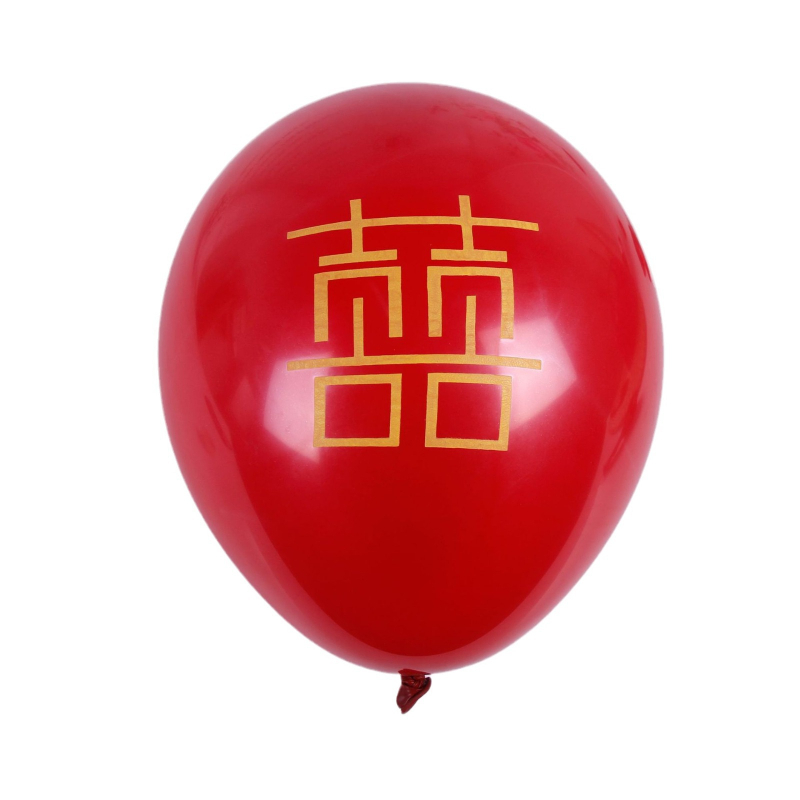 Set ukrasa za vjenčanje balona - srcolik latex dekorativni baloni s tiskom logotipa