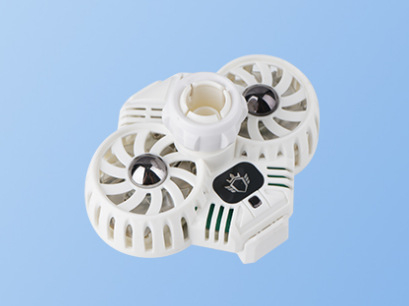 Suport de birou pentru telefon cu răcire din semiconductori dual-core și încărcare wireless, afișaj digital, model Q05, putere 15W