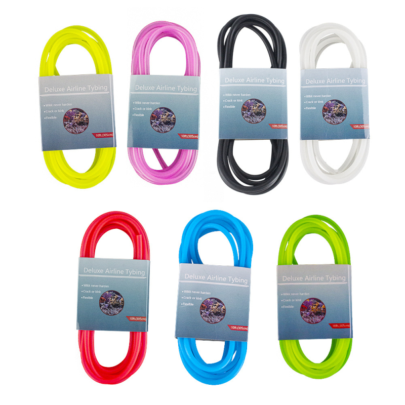 Радужна PVC аквариумна кислородна тръба (PVC; Произход: Zhongshan, Guangdong; Категория: Аквариумно оборудване; Продуктова категория: Други аквариумни консумативи)