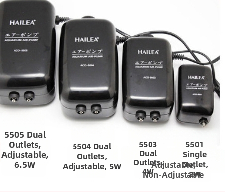 Hailey Tihi pumpa za kisik u akvariju, mala pumpa za aeriranje ACO5503/5504/5501/5505