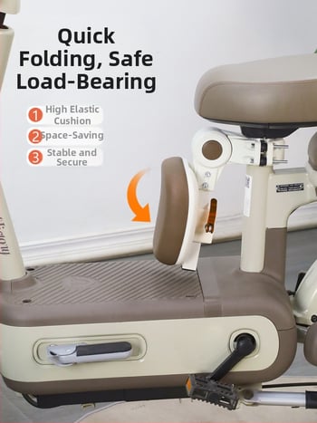 Καθίσμα για ηλεκτρικό όχημα, μπροστινά τοποθετούμενο παιδικό κάθισμα, μάρκα Fair, μοντέλο 666, κωδικός JZ666