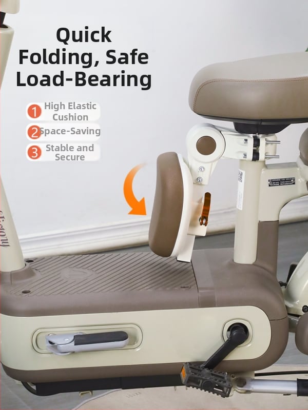 Καθίσμα για ηλεκτρικό όχημα, μπροστινά τοποθετούμενο παιδικό κάθισμα, μάρκα Fair, μοντέλο 666, κωδικός JZ666