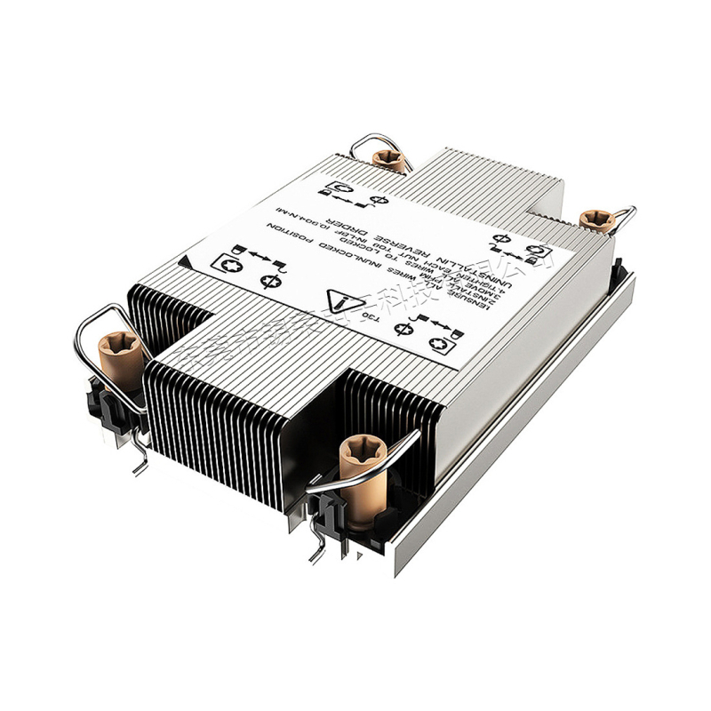 CPU hladnjak za poslužitelj LGA 4677 s finskim radijatorom i toplovodnim cijevima za 1U–4U poslužitelje