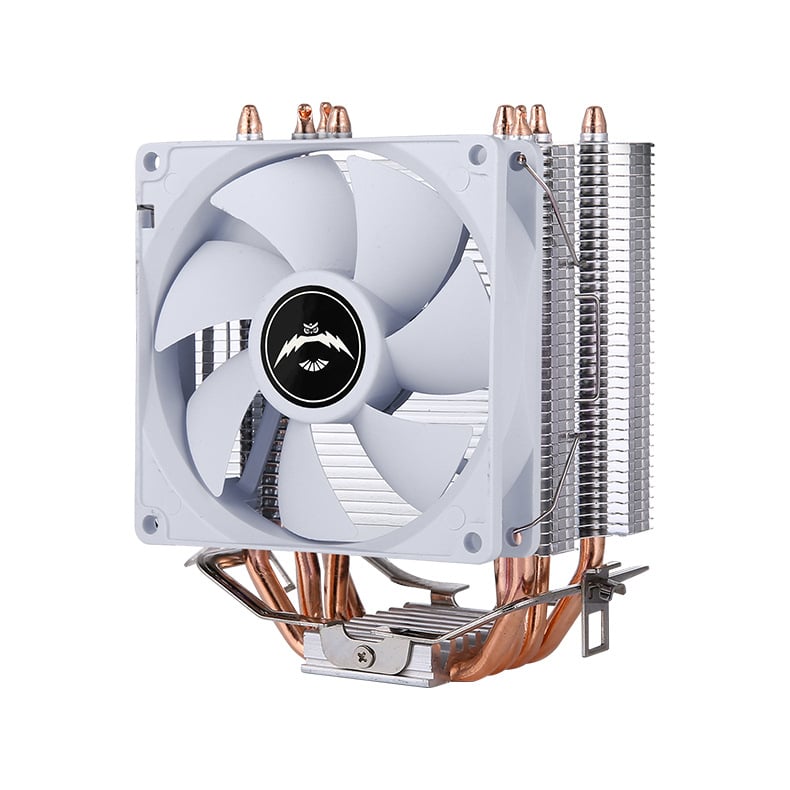 Chladič CPU s 6 toplinskih cijevi, bakreno hlađenje cijevima, PWM 4-pinski, hidraulički ležaj, kompatibilno s AMD