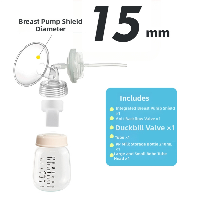 S1-kompatibilan set pribora za električnu pumpu za dojenje: duckbill valve, horn cover, bottle isolation valve