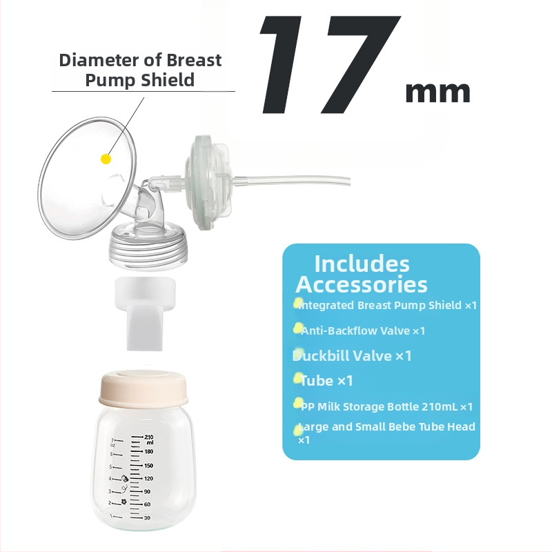 S1-kompatibilan set pribora za električnu pumpu za dojenje: duckbill valve, horn cover, bottle isolation valve