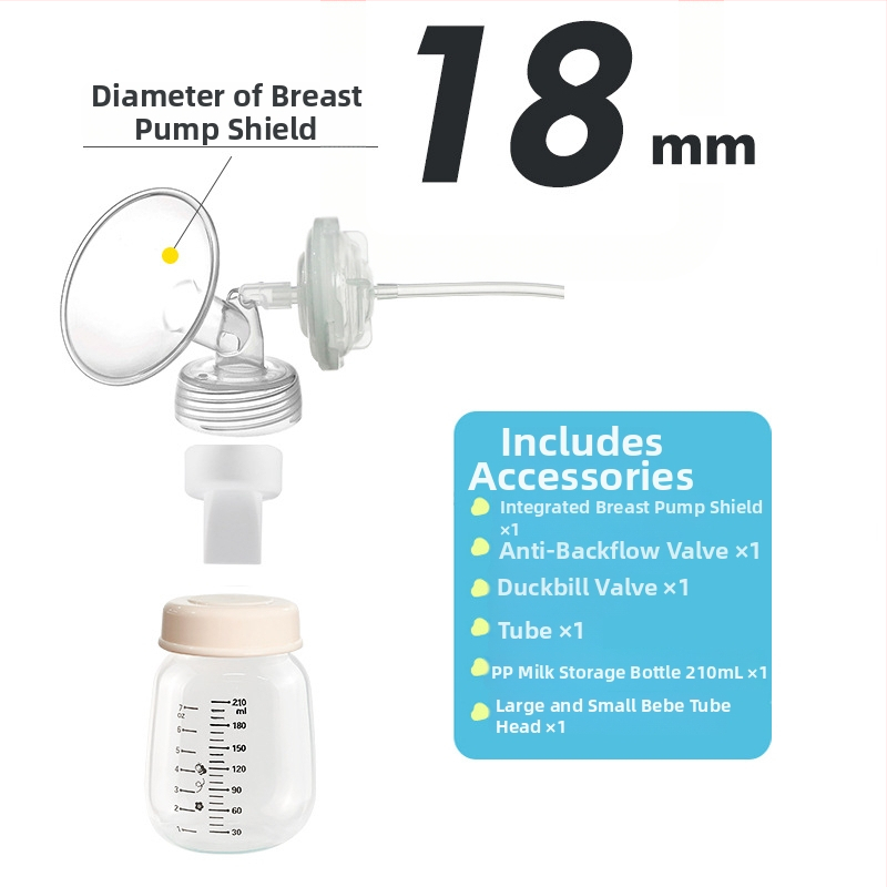 S1-kompatibilan set pribora za električnu pumpu za dojenje: duckbill valve, horn cover, bottle isolation valve