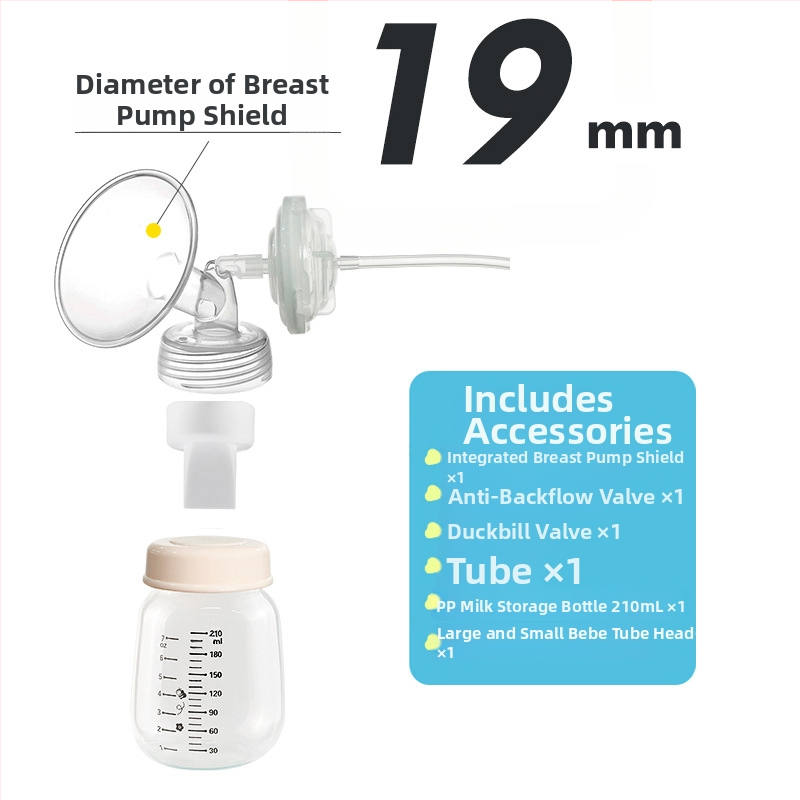 S1-kompatibilan set pribora za električnu pumpu za dojenje: duckbill valve, horn cover, bottle isolation valve