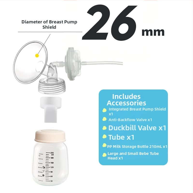 S1-kompatibilan set pribora za električnu pumpu za dojenje: duckbill valve, horn cover, bottle isolation valve