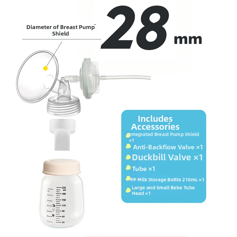 S1-kompatibilan set pribora za električnu pumpu za dojenje: duckbill valve, horn cover, bottle isolation valve