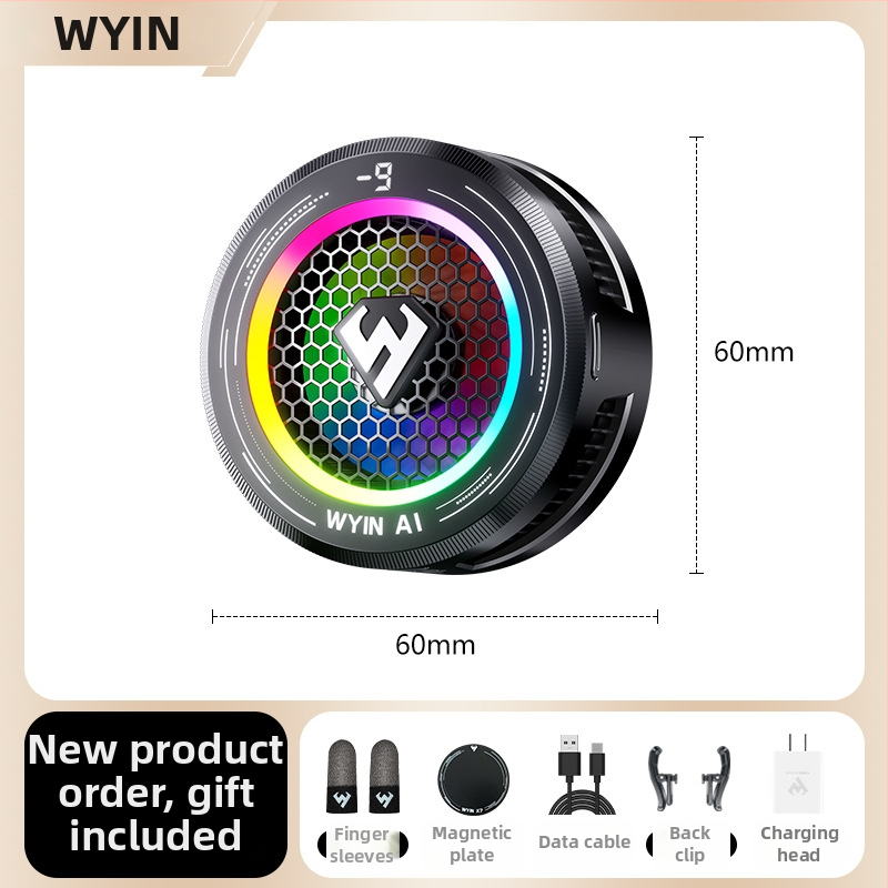 Inteligentný chladiaci radiátor pre mobilné telefóny a tablety s digitálnym LED displejom