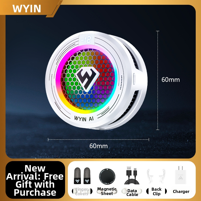 Inteligentný chladiaci radiátor pre mobilné telefóny a tablety s digitálnym LED displejom