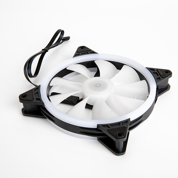 Ventilátor skrine s dvojitým RGB osvetlením, hydraulické ložisko, 1000 RPM, tichý chod, vzduchové chladenie