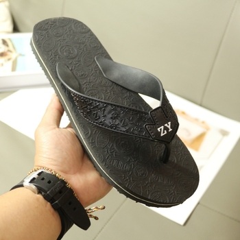 Muške japanke s debelim gumom na potplatu, PVC gornji dio, potplat oblikovan injekcijom, otvoreni prsti, ležerni stil