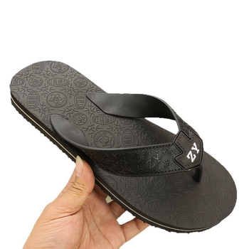 Muške japanke s debelim gumom na potplatu, PVC gornji dio, potplat oblikovan injekcijom, otvoreni prsti, ležerni stil