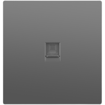 86-тип панел със две гнезда за компютър, стенен монтаж, 10A, под 50V, PVC корпус