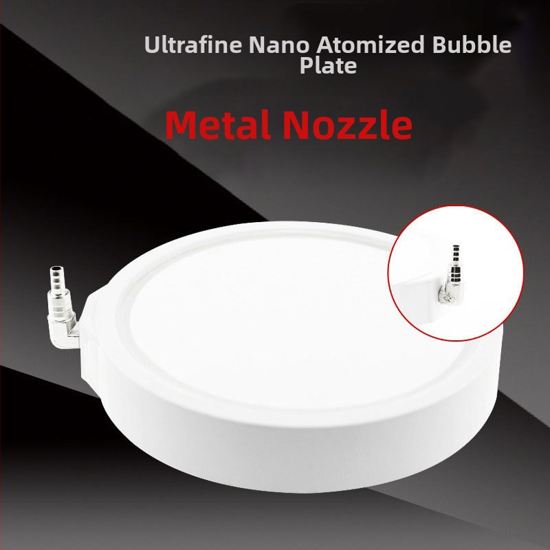 Аквариумна кислородна помпа с нано финни балончета и балон камък, тиха метална дюза — модел B