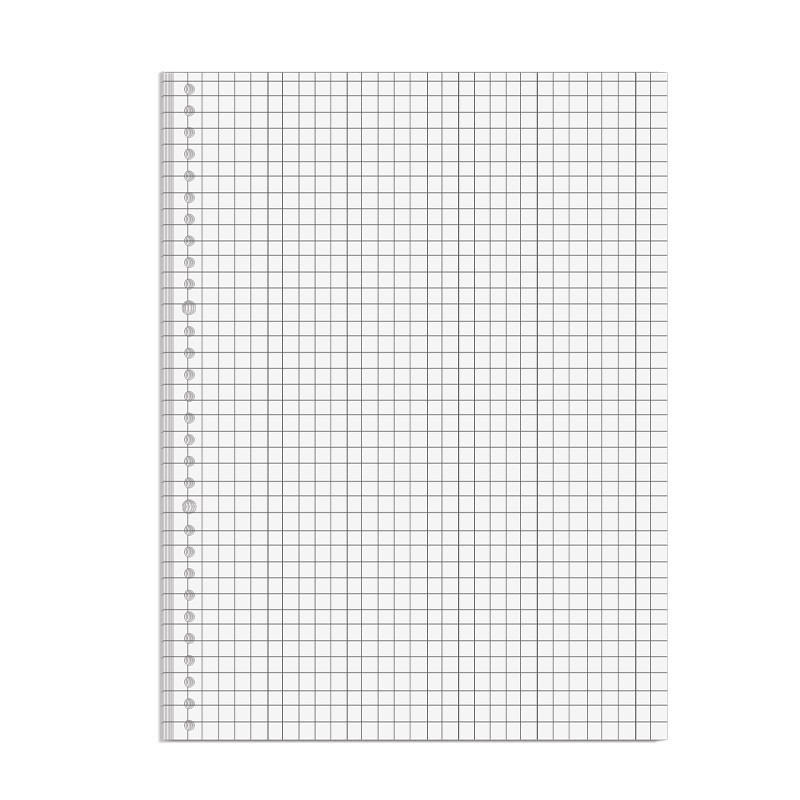 Loose-leaf refill za bilježnicu, B5, 60 listova, otvori 20-26-30, unutarnje stranice od papira, moguć ispis logotipa