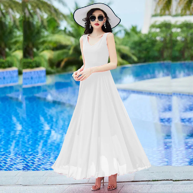 Két részes sifon köpenyes ruha, mintában harmonizáló minta, V-nyakú, ujjak nélkül, hosszú, tündér-stílusú