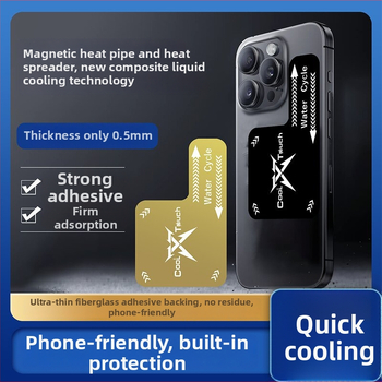 Chladiaca platňa pre smartfón z čistého medi, model A1, rýchle chladenie