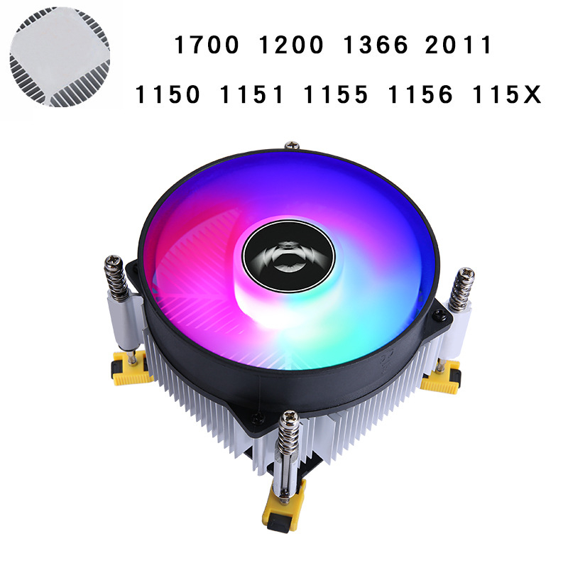 CPU hladnjak QZ-1366 - bakreno-aluminijski spoj, hidraulički ležajevi, 2000 okr./min, 28 dB, zračno hlađenje