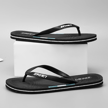 Muške papuče za ljeto, protuklizne, otvoreni prsti, PU gornji dio, EVA potplat, injekcijski oblikovan potplat