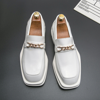 Muške slip-on loaferice s gornjim dijelom od mikrovlakna, PU uložak, vulkanizirana gumena potplat, ravna peta