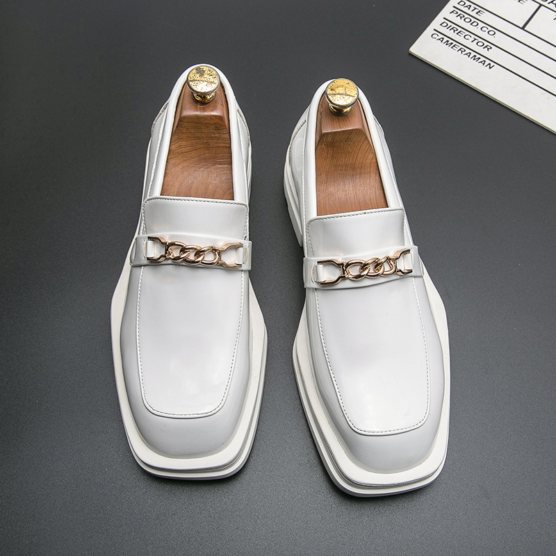 Muške slip-on loaferice s gornjim dijelom od mikrovlakna, PU uložak, vulkanizirana gumena potplat, ravna peta