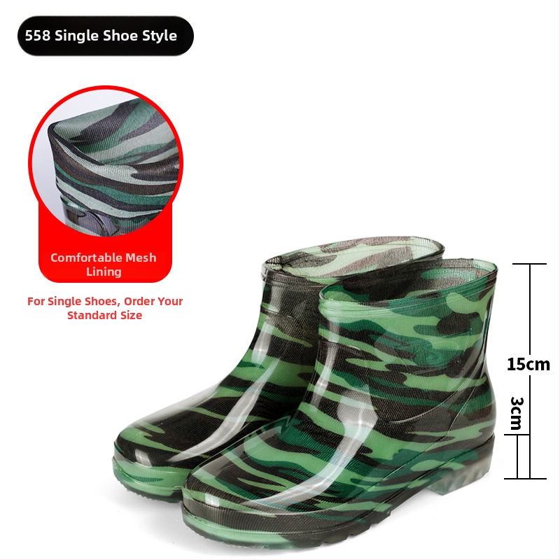 Férfiaknak szóló magas szárú esőcsizmák, PVC felső rész, talp marha-ínból, csúszásmentes, hálós bélés