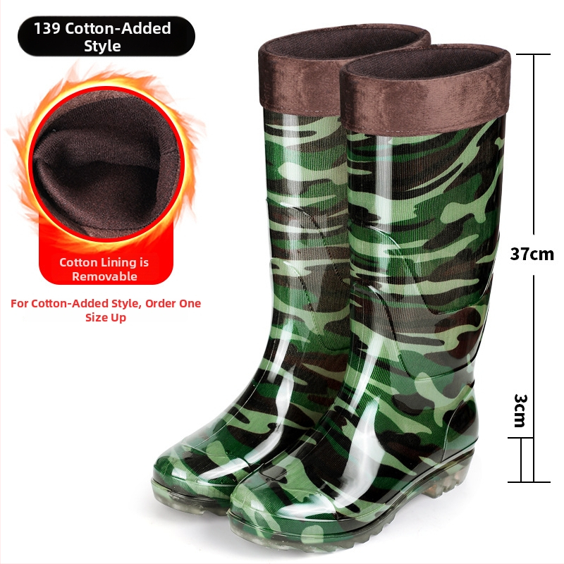 Férfiaknak szóló magas szárú esőcsizmák, PVC felső rész, talp marha-ínból, csúszásmentes, hálós bélés