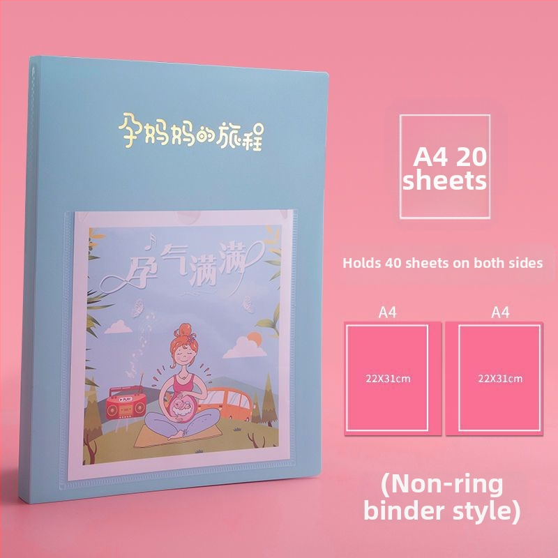 Tehotenské vyšetrenia záznamová kniha, plastová dátová kniha, 20 strán, tlačené logo, možnosť prispôsobenia