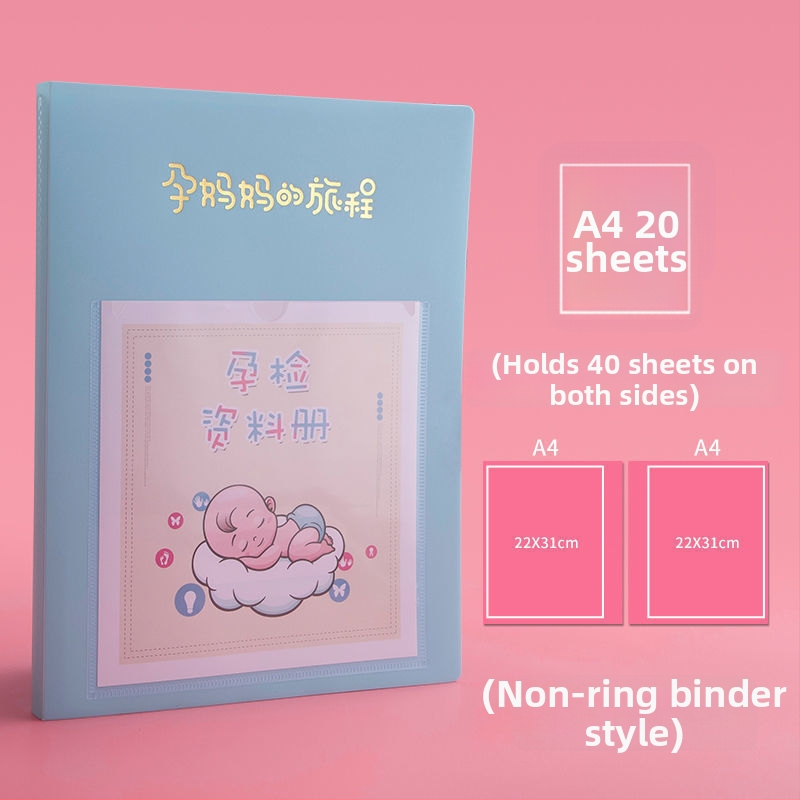 Tehotenské vyšetrenia záznamová kniha, plastová dátová kniha, 20 strán, tlačené logo, možnosť prispôsobenia