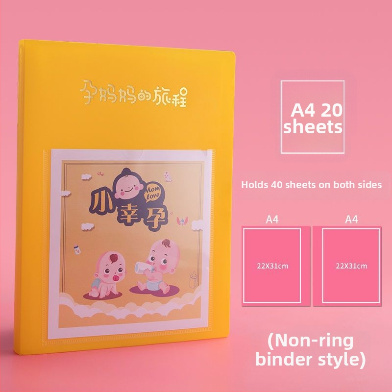 Tehotenské vyšetrenia záznamová kniha, plastová dátová kniha, 20 strán, tlačené logo, možnosť prispôsobenia