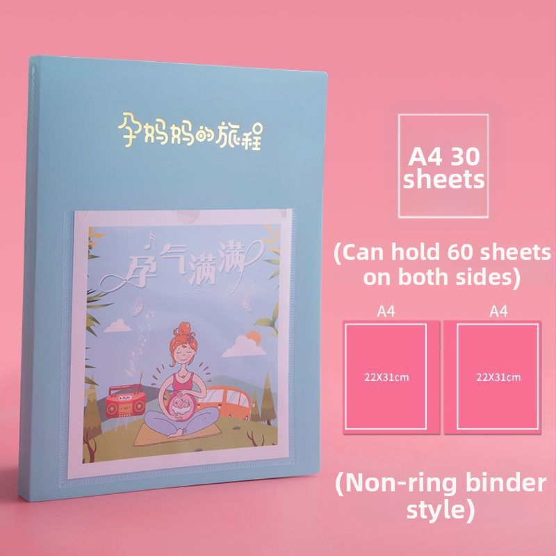 Tehotenské vyšetrenia záznamová kniha, plastová dátová kniha, 20 strán, tlačené logo, možnosť prispôsobenia