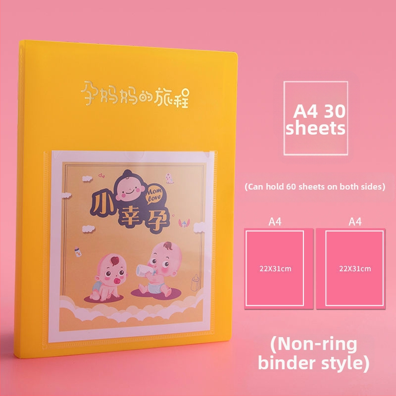 Tehotenské vyšetrenia záznamová kniha, plastová dátová kniha, 20 strán, tlačené logo, možnosť prispôsobenia