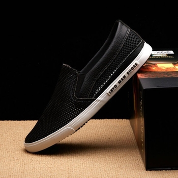 Muške slip-on loaferice, prozračne, gornji dio od mikrovlakana, gumeni potplat, lagane
