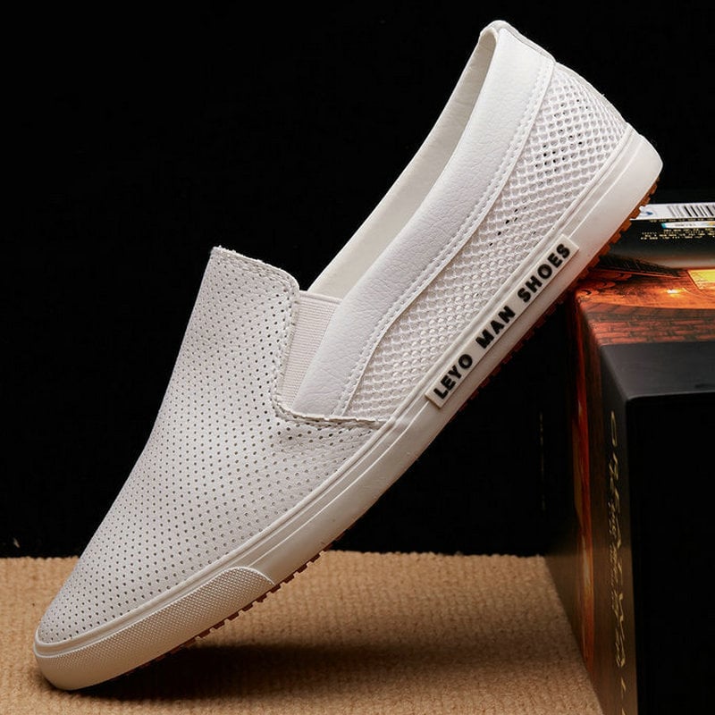 Muške slip-on loaferice, prozračne, gornji dio od mikrovlakana, gumeni potplat, lagane