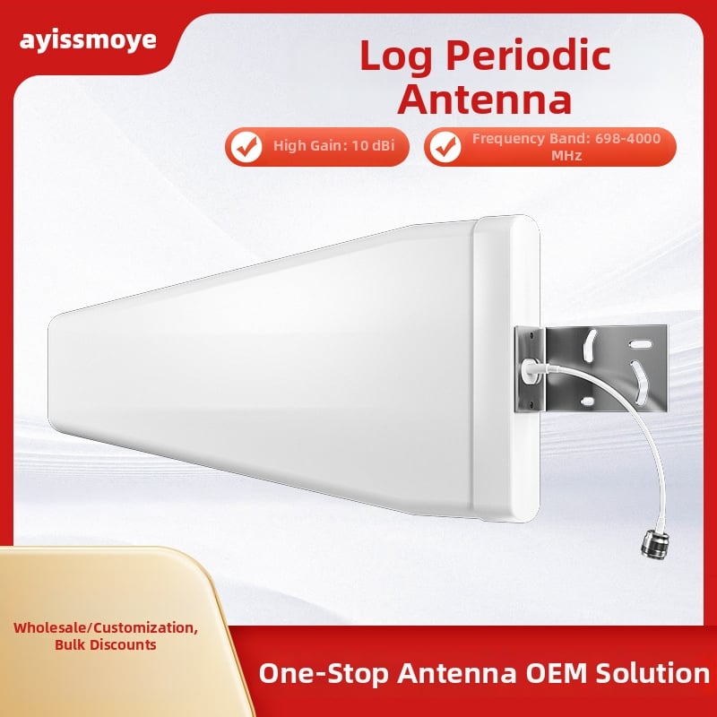 Log–periodična antena, 10 dBi zisk, 698–4000 MHz, vanjska, ayissmoye XDS